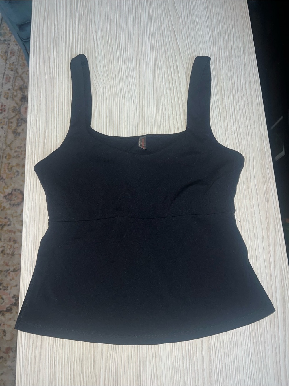 Free People Movement Black Open-back Tank top
